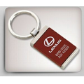 Mahogany Showcase Metal Key Ring